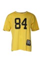 t-shirt-en-coton-jaune-a-col-rond