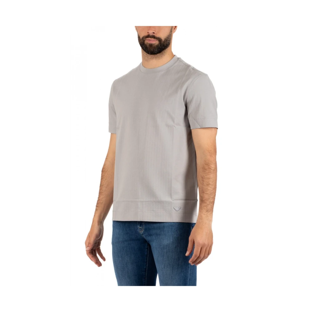Emporio Armani Klassiek Logo T-Shirt Gray Heren