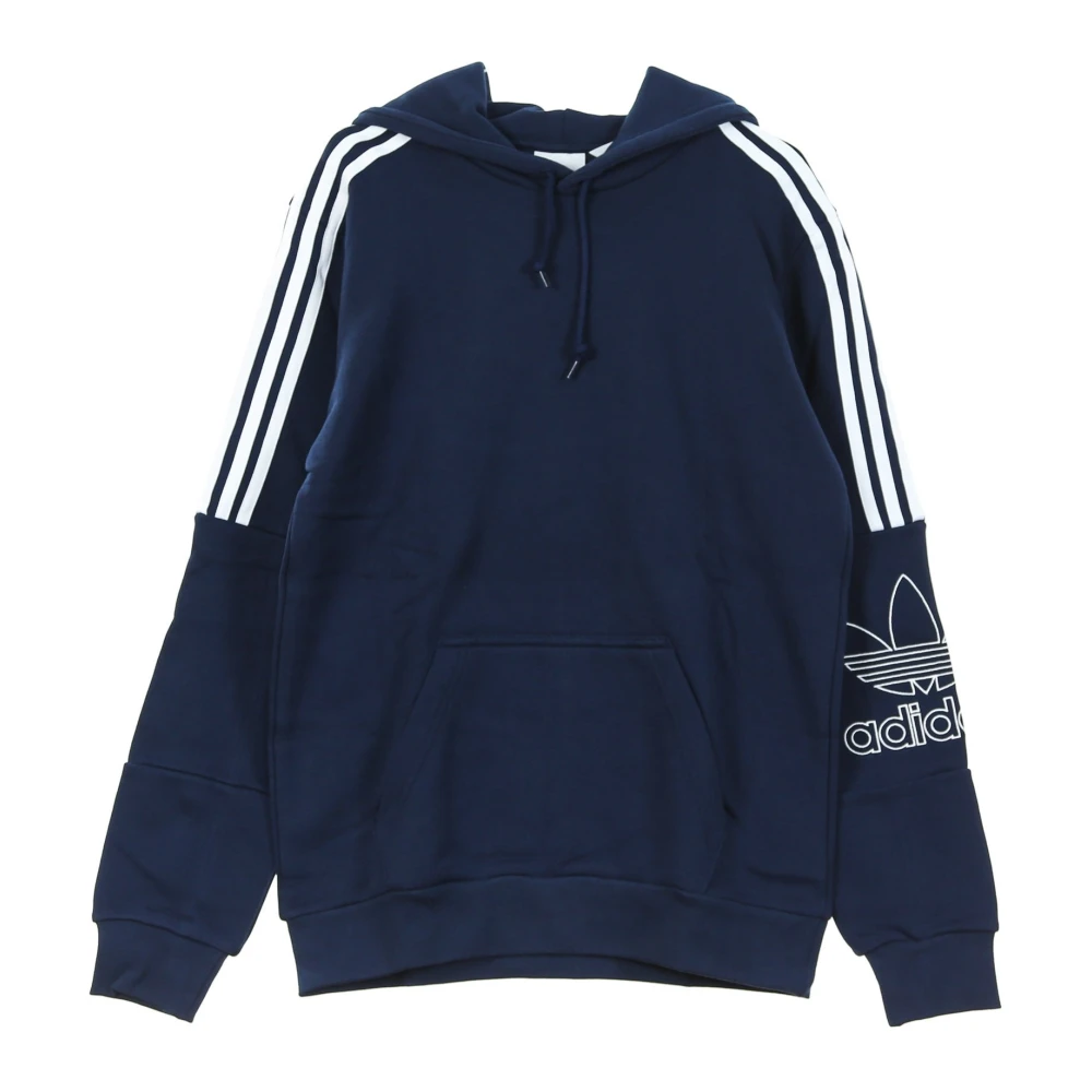 Adidas Outline Hoodie in Collegiate Navy Blue Heren