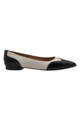 Two-Tone Patent Ballerina