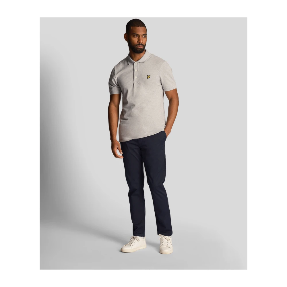 Lyle & Scott Chino Broek Anfield Stijl Blue Heren