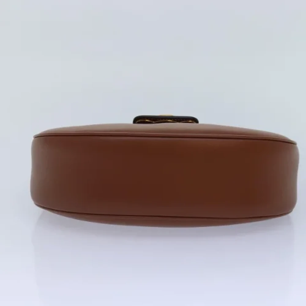 Celine Vintage Pre-owned Leather shoulder-bags Brown Dames