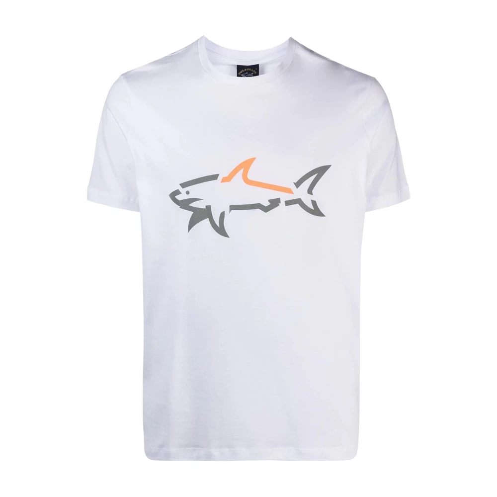 PAUL & SHARK T-Shirt Bianca Paul Shark White Heren