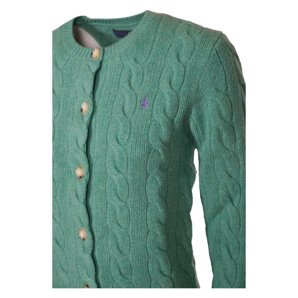 Polo Ralph Lauren Kasjmier Lange Mouw Vesten Green Dames