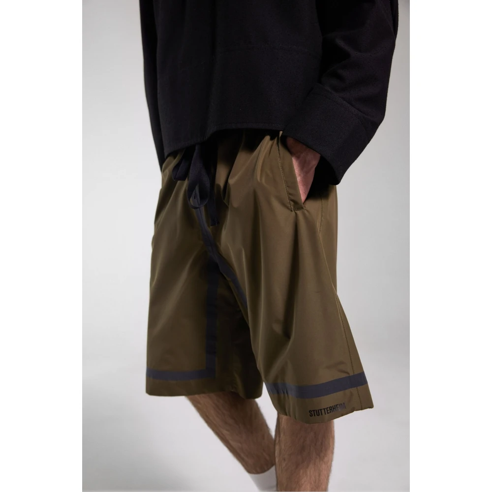 Stutterheim Reflecterende Dash Shorts Green Heren