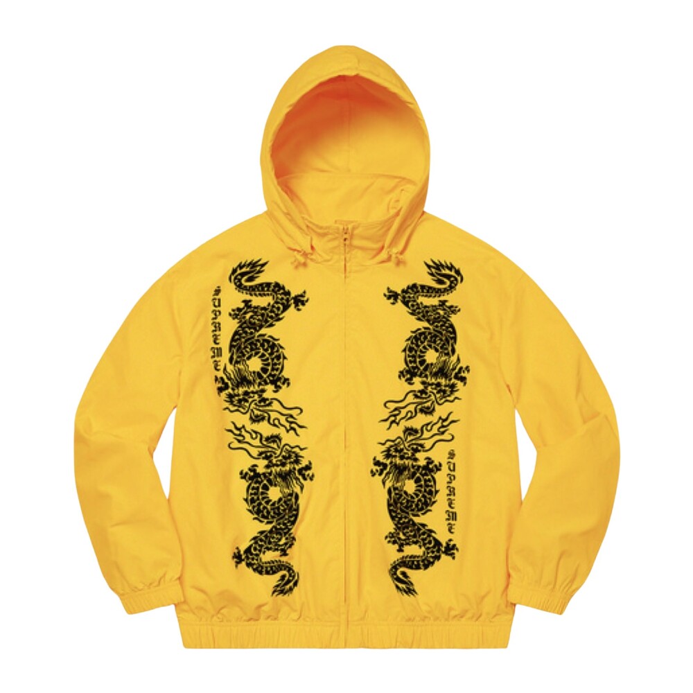 Dragon Track Jacket Yellow Limited Edition Supreme Light Jackets Miinto