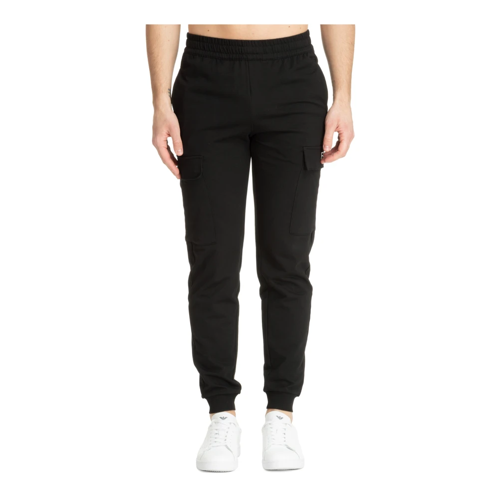 Emporio Armani Ea7 Mannelijk Zwart Heren, Broeken, : Katoen, 2XL