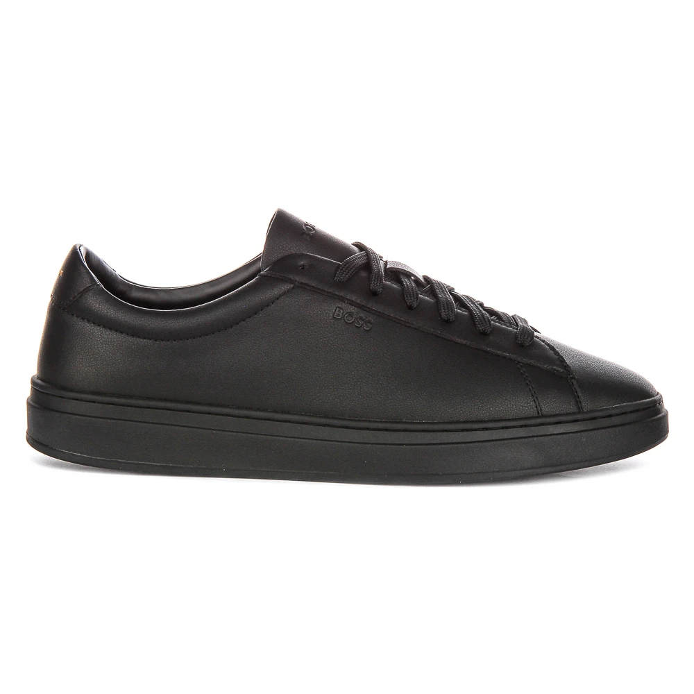 Hugo Men's Black Kieran Tenn Low-Profile Lace-Up Sneaker - Sneakers - 9 Uk - Shoes