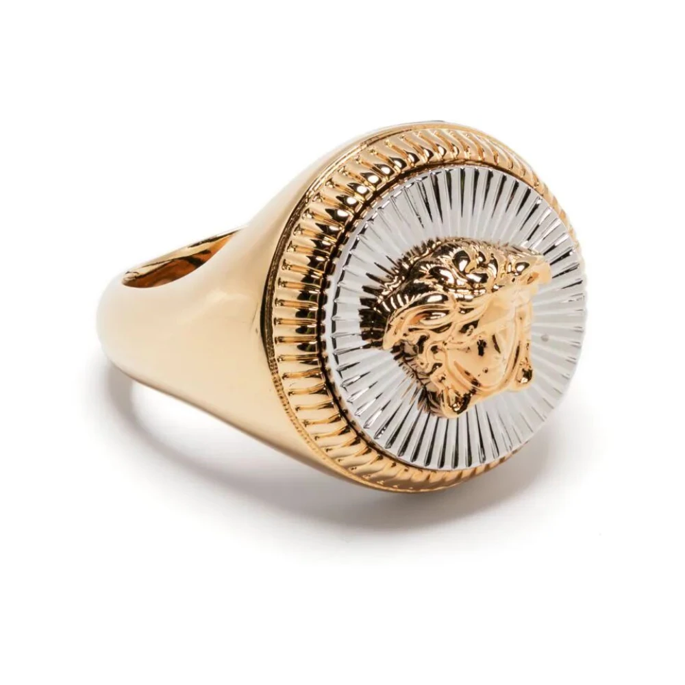 Versace Guld Palladium Metallring Yellow, Dam