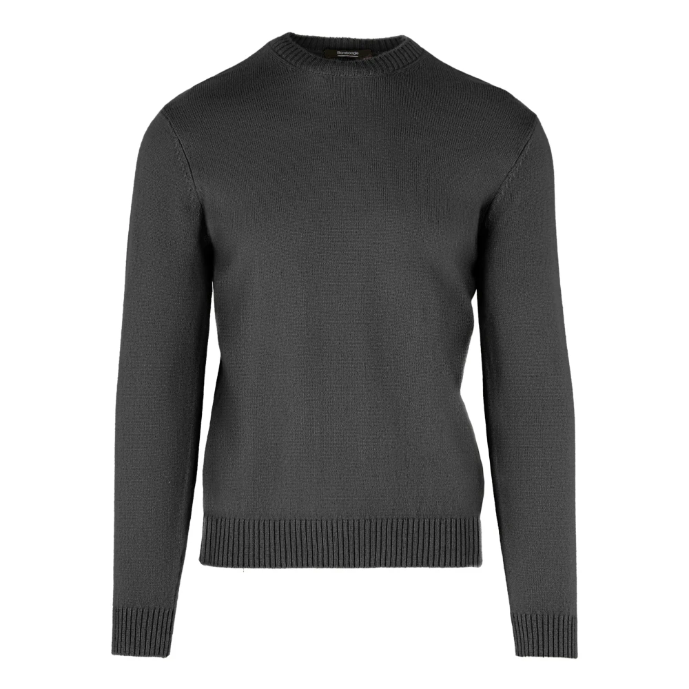 Bomboogie Hombre Gris - Suéter De Cuello Redondo De Lana Merino - Knitwear - L