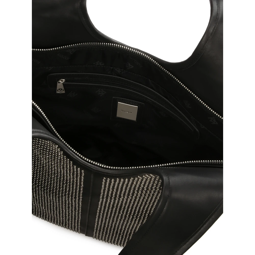 Kazar Hobo-tas versierd met kleine metalen noppen Black Dames