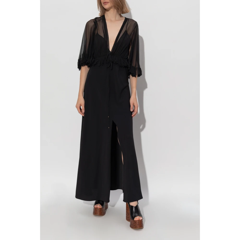 Chloé Zijden jurk Black Dames