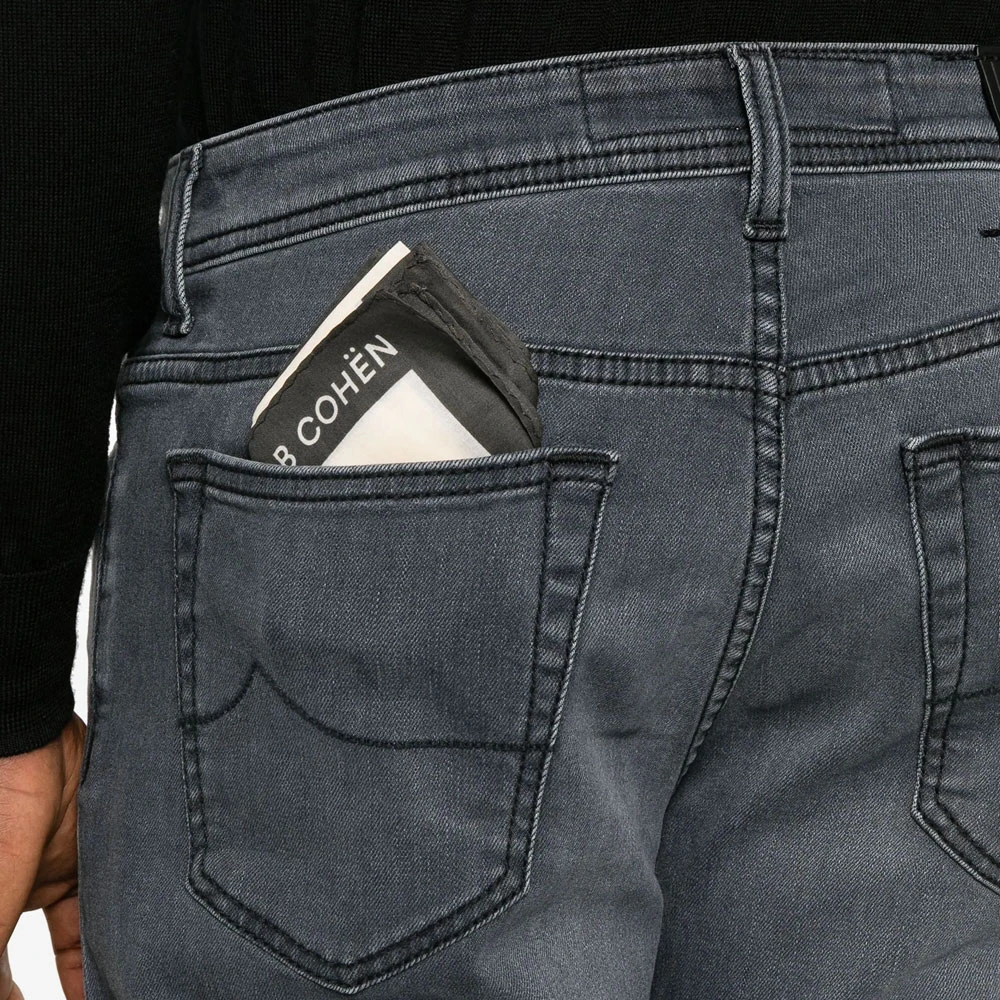 Jacob Cohën Slim Fit Grijze Jeans Gray Heren