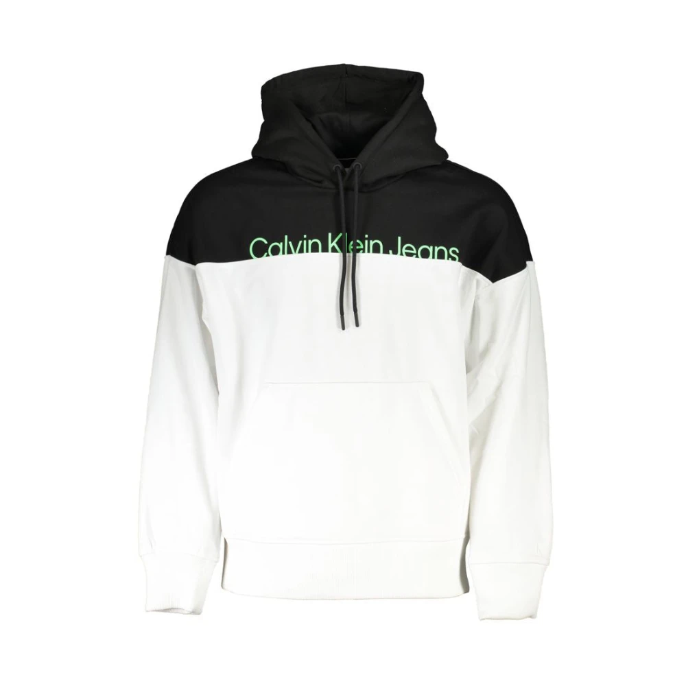 Calvin Klein fleece hoodie White Heren