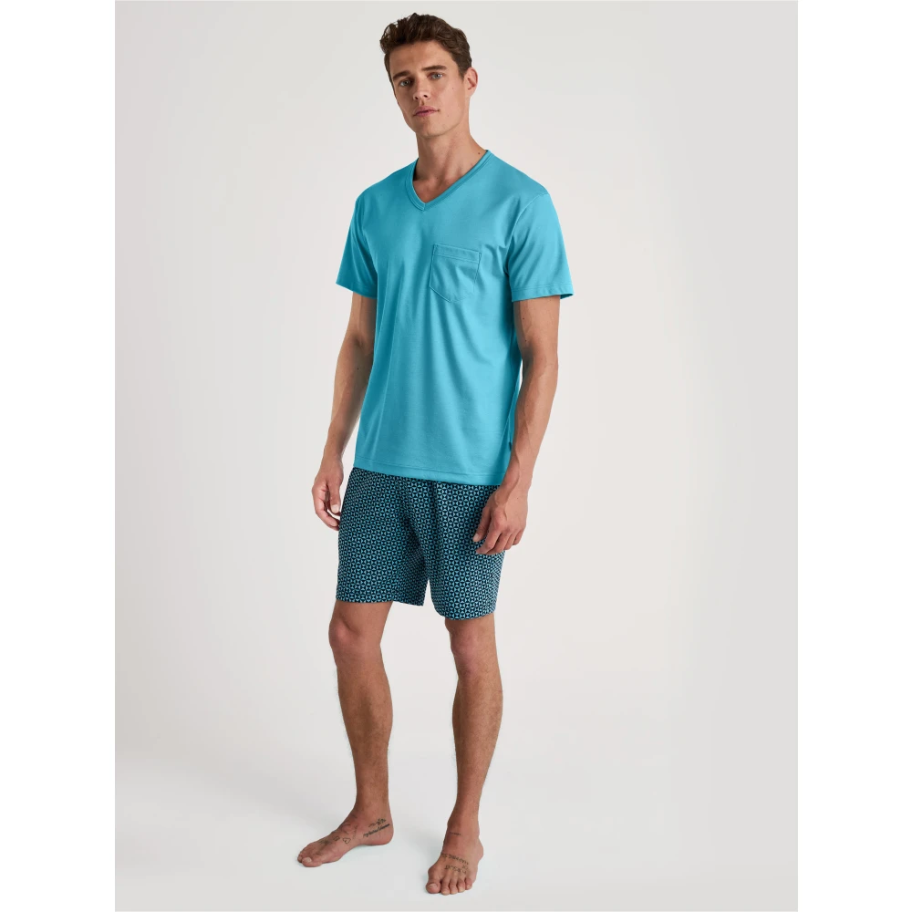 CALIDA Korte Pyjamaset Blue Heren