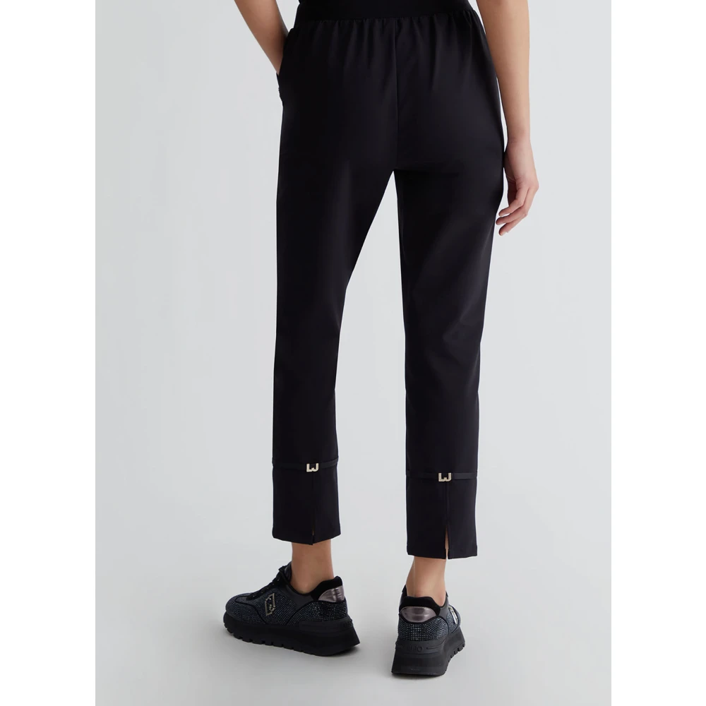 Liu Jo Joggerbroek met splitten Black Dames