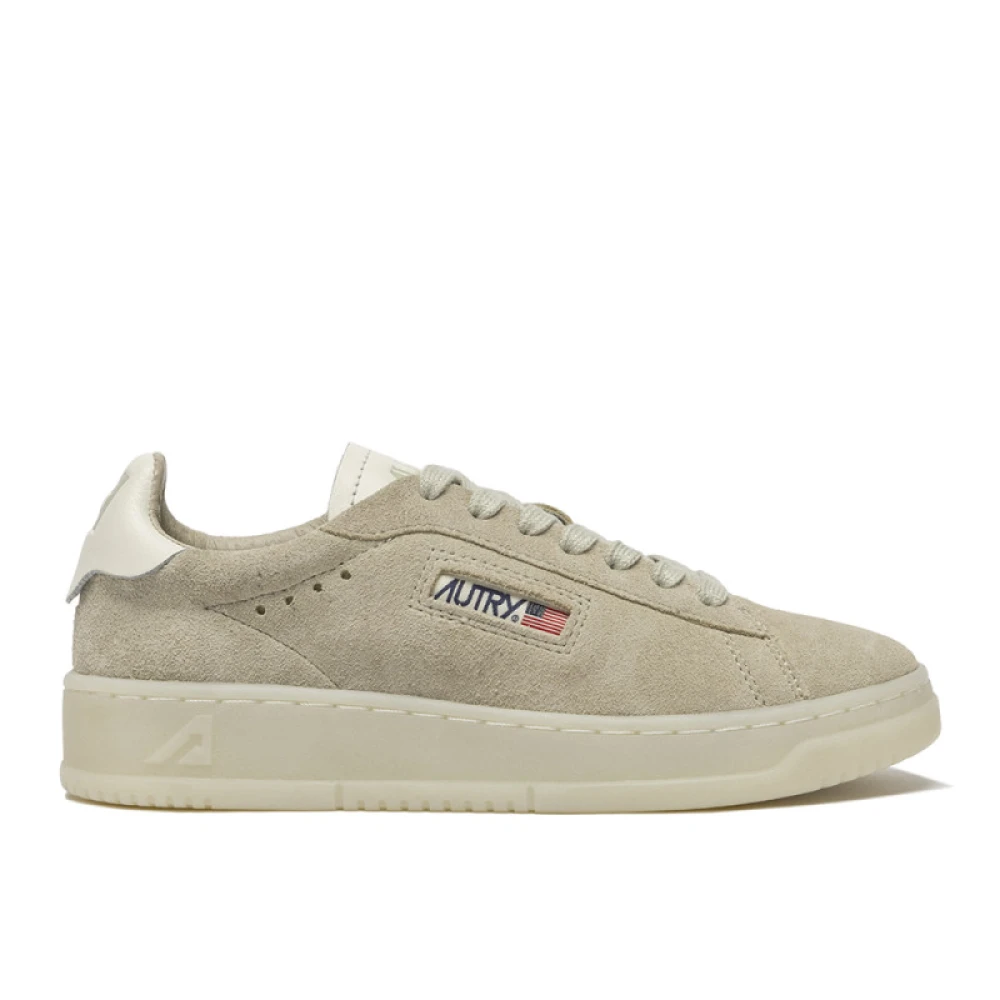Autry Suède Lage Sneakers Dallas Heren Schoenen Beige