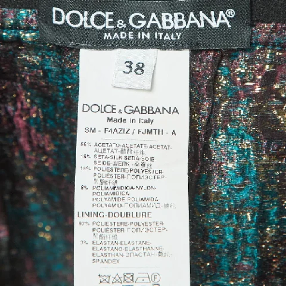 Dolce & Gabbana Pre-owned Fabric bottoms Multicolor Dames