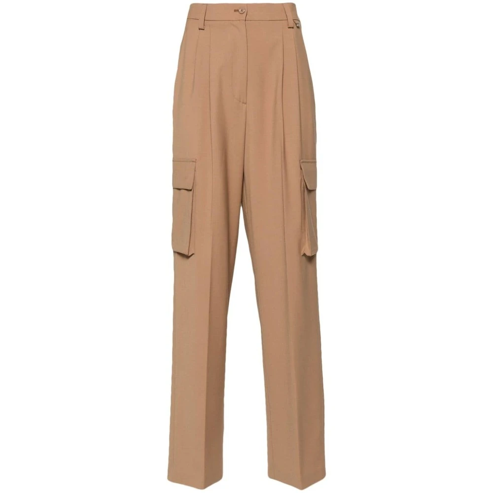 Herno Kameelbruine op maat gemaakte cargobroek Beige Dames