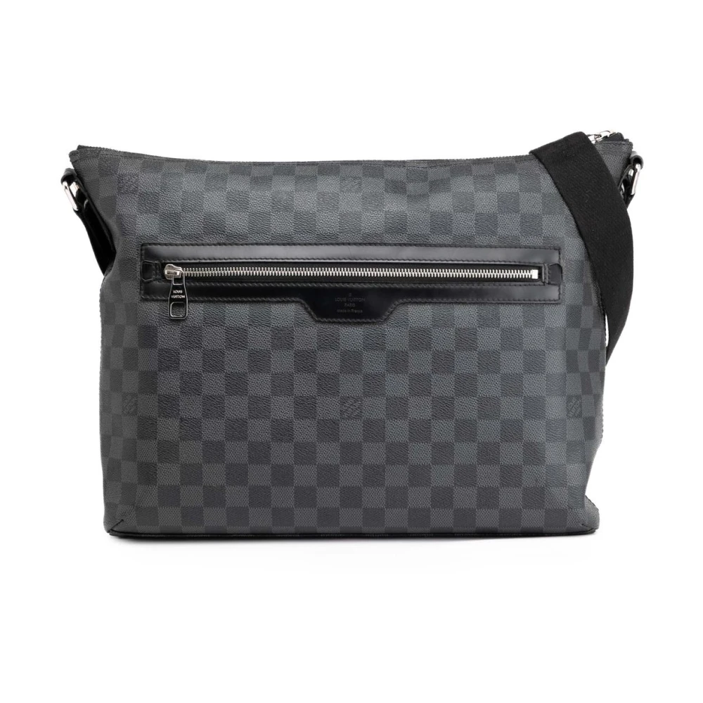 Louis Vuitton Vintage Women's Black Pre-Owned Crossbody Messenger Bag