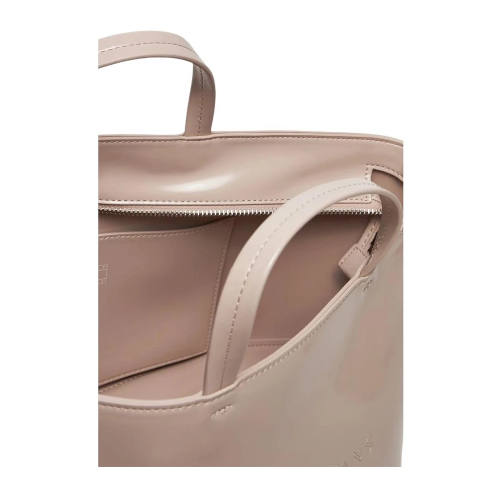 Tommy Hilfiger Moderne Polyurethaan Handtas Dames Collectie Pink Dames