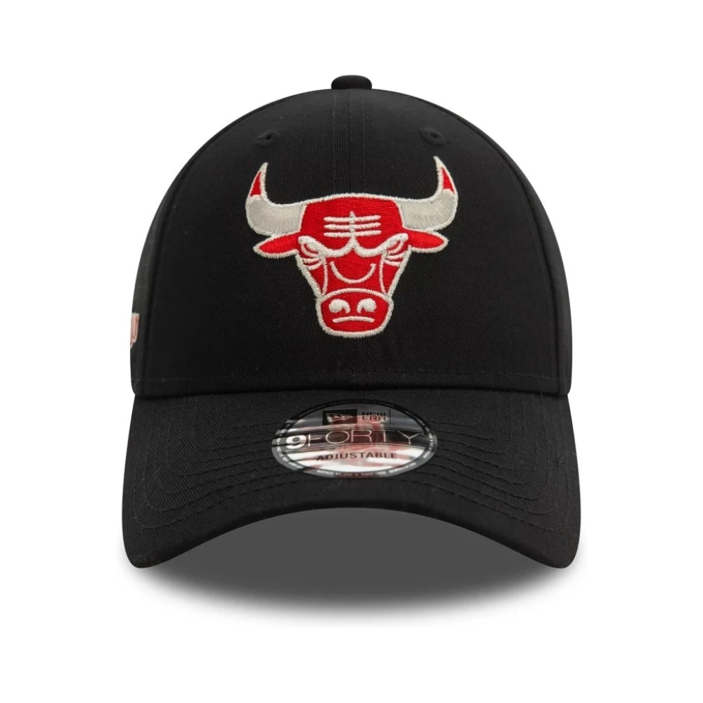 new era Zwarte Bulls NBA Metallic Pet Black Heren
