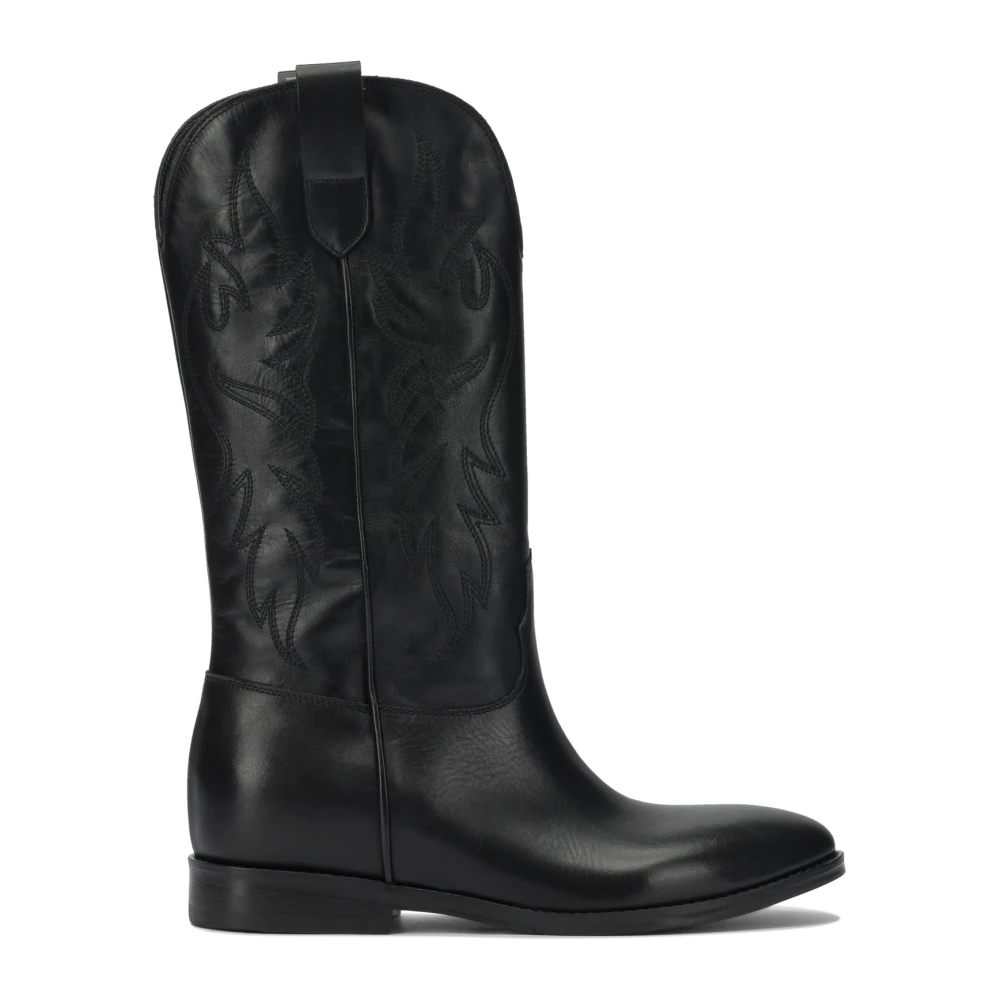 Strategia Women's Black Cowboy & Biker Boots, 4 Uk, A5669 Ankle Boot