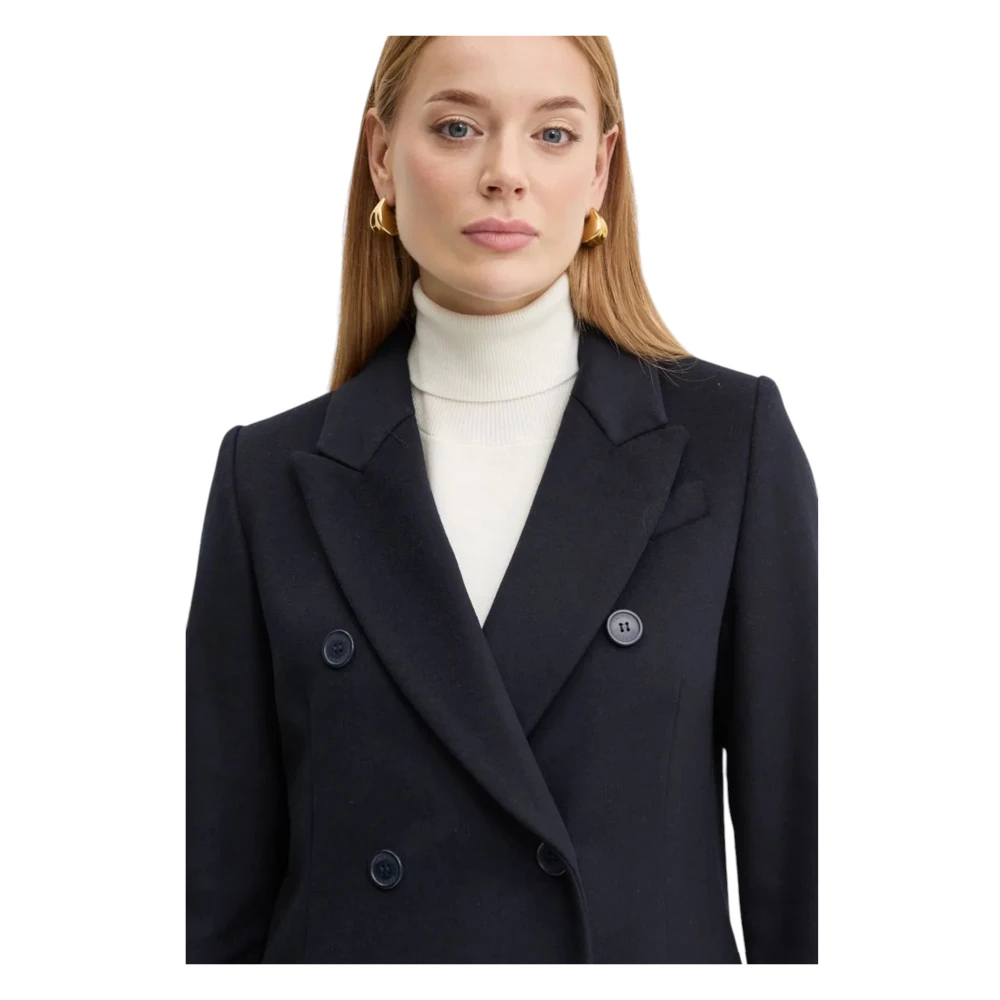 Twinset Stijlvolle Jas voor Vrouwen Blue Dames