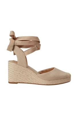 Espadrilles Paislee med kilklack