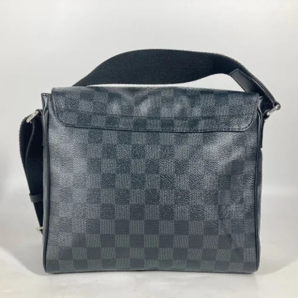 Louis Vuitton Vintage Pre-owned Cotton louis-vuitton-bags Black Dames