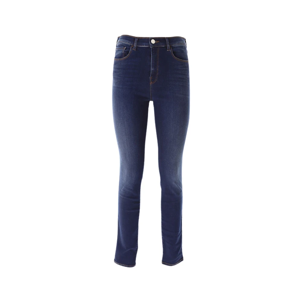 Emporio Armani Vrouw Blauw Jeans Dames, W25, Denim, Klassieke Denim Jeans Voor En