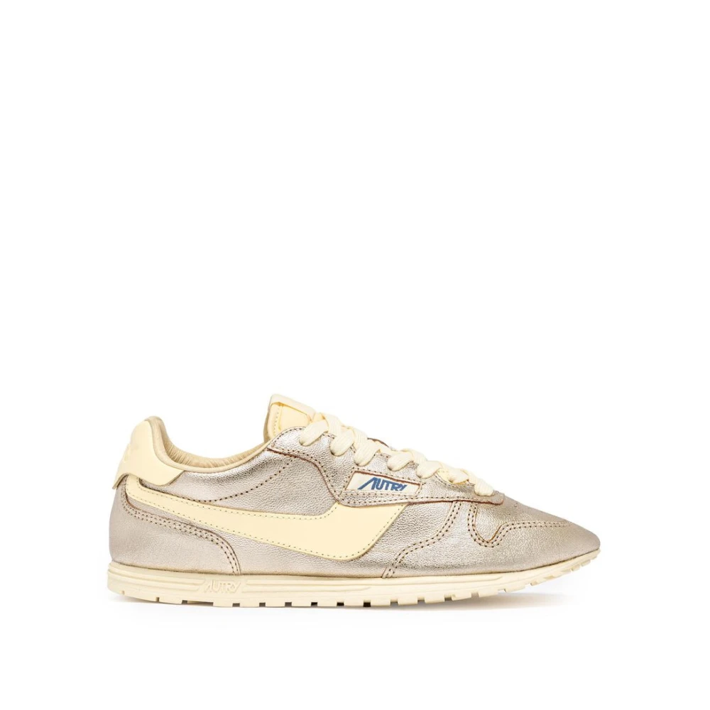 Autry Windspin Platinium Dames Schoenen Geel