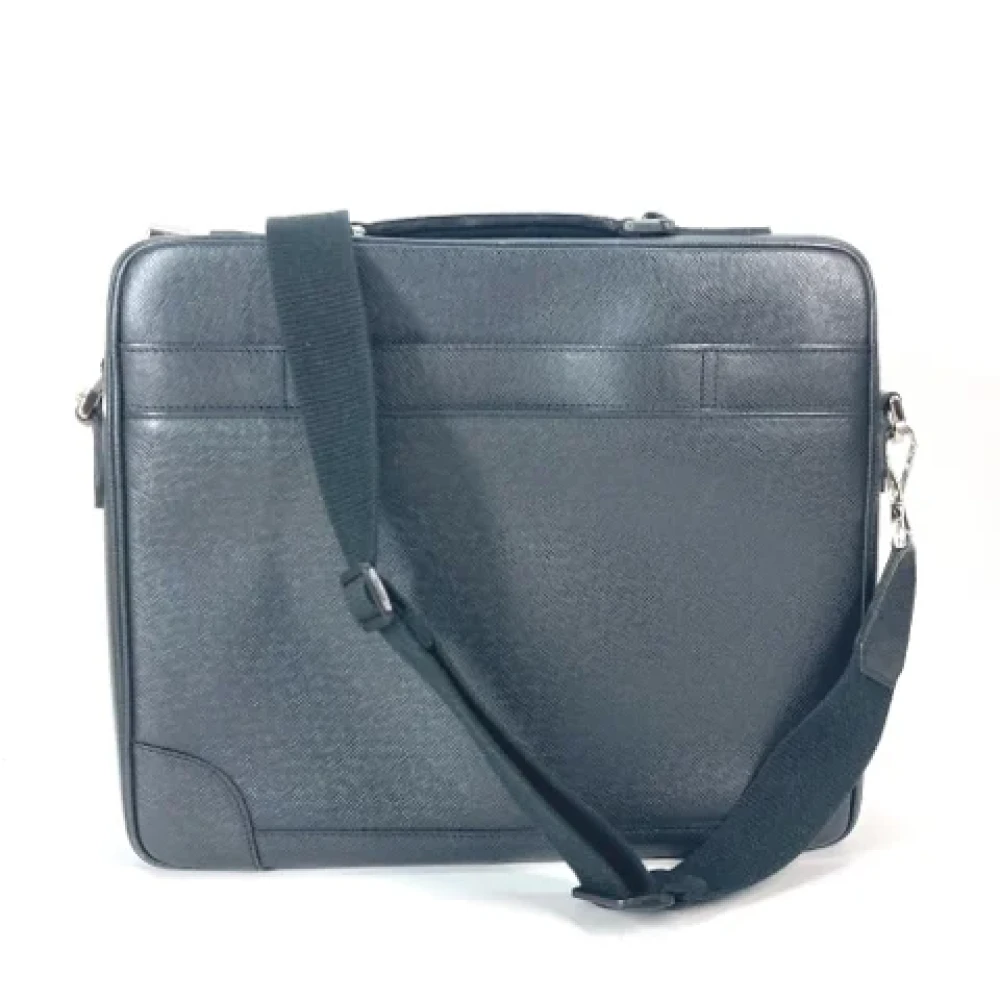 Louis Vuitton Vintage Pre-owned Leather handbags Black Heren