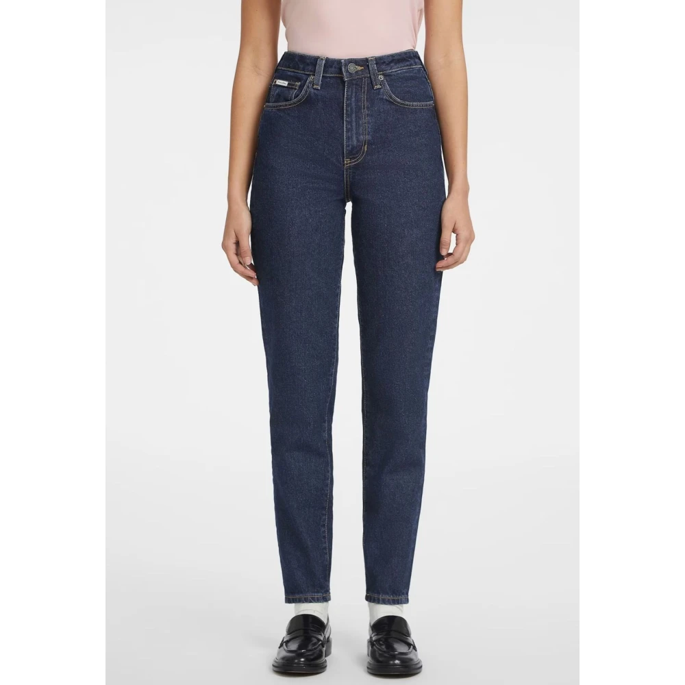 Guess Hoge taille Mom Jeans Blue Dames