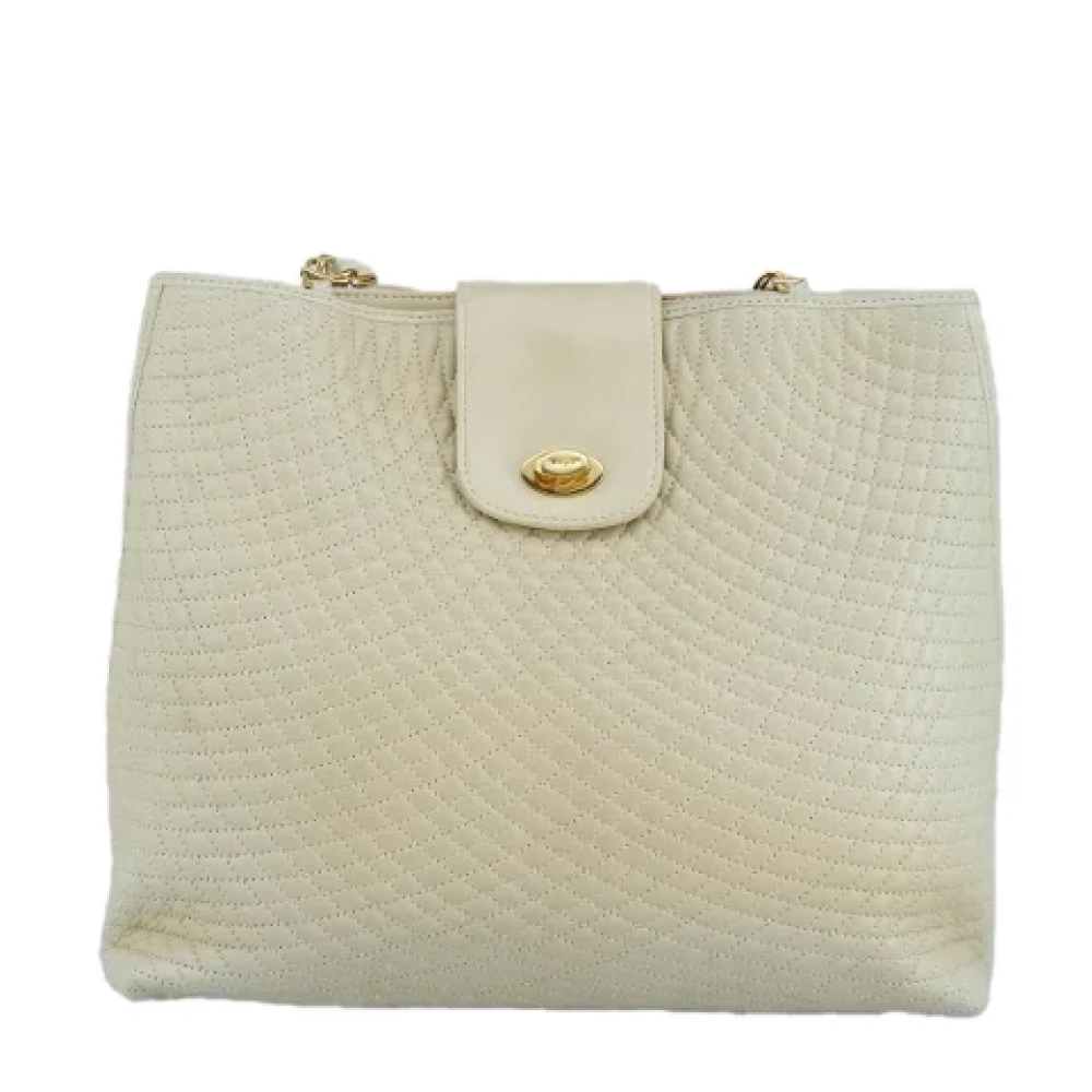 Bally Pre-owned Leather shoulder-bags Beige Dames