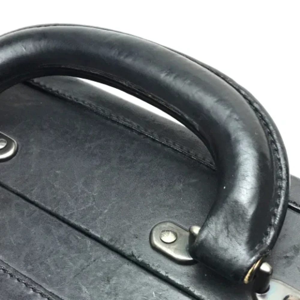 Bottega Veneta Vintage Pre-owned Leather handbags Black Dames
