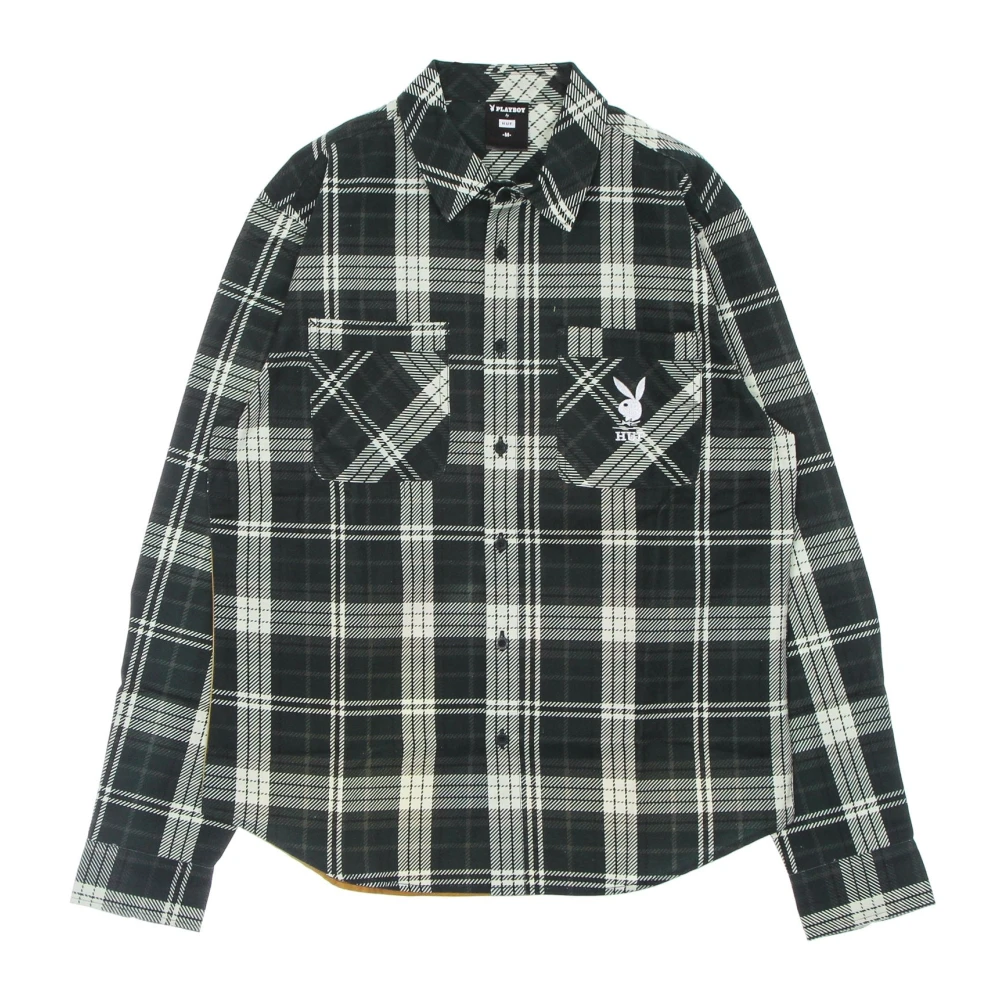 HUF Geruite Flanellen Shirt met Playboy Logo Multicolor Heren