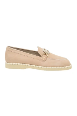 Rosa mockasin i mocka med memory foam