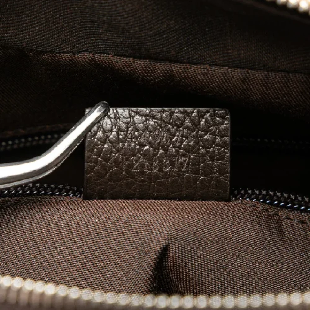 Gucci Vintage Pre-owned Canvas gucci-bags Beige Dames