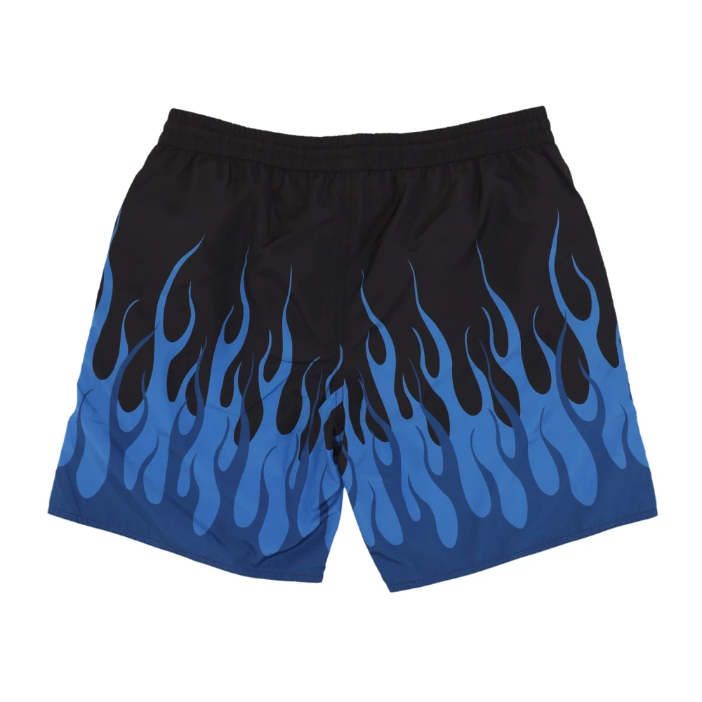 Vision OF Super Flames Zwemshorts Zwart Blauw Blue Heren