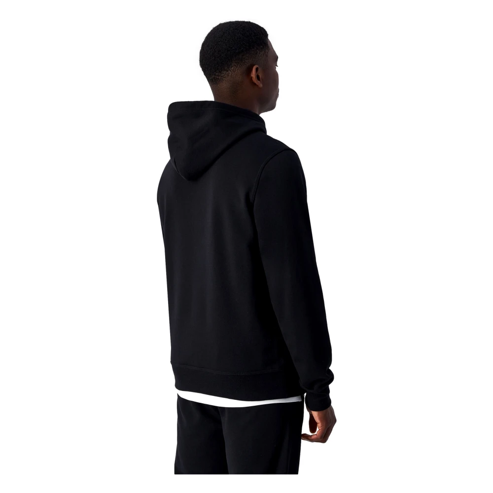 Champion Zwarte Geborduurde Logo Hoodie Black Heren