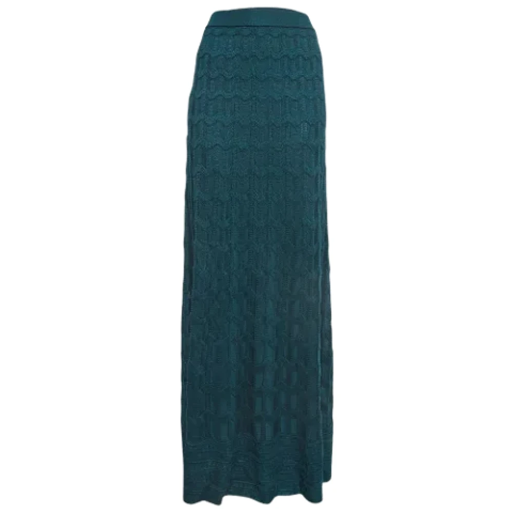 Missoni Pre-owned Knit bottoms Green Dames
