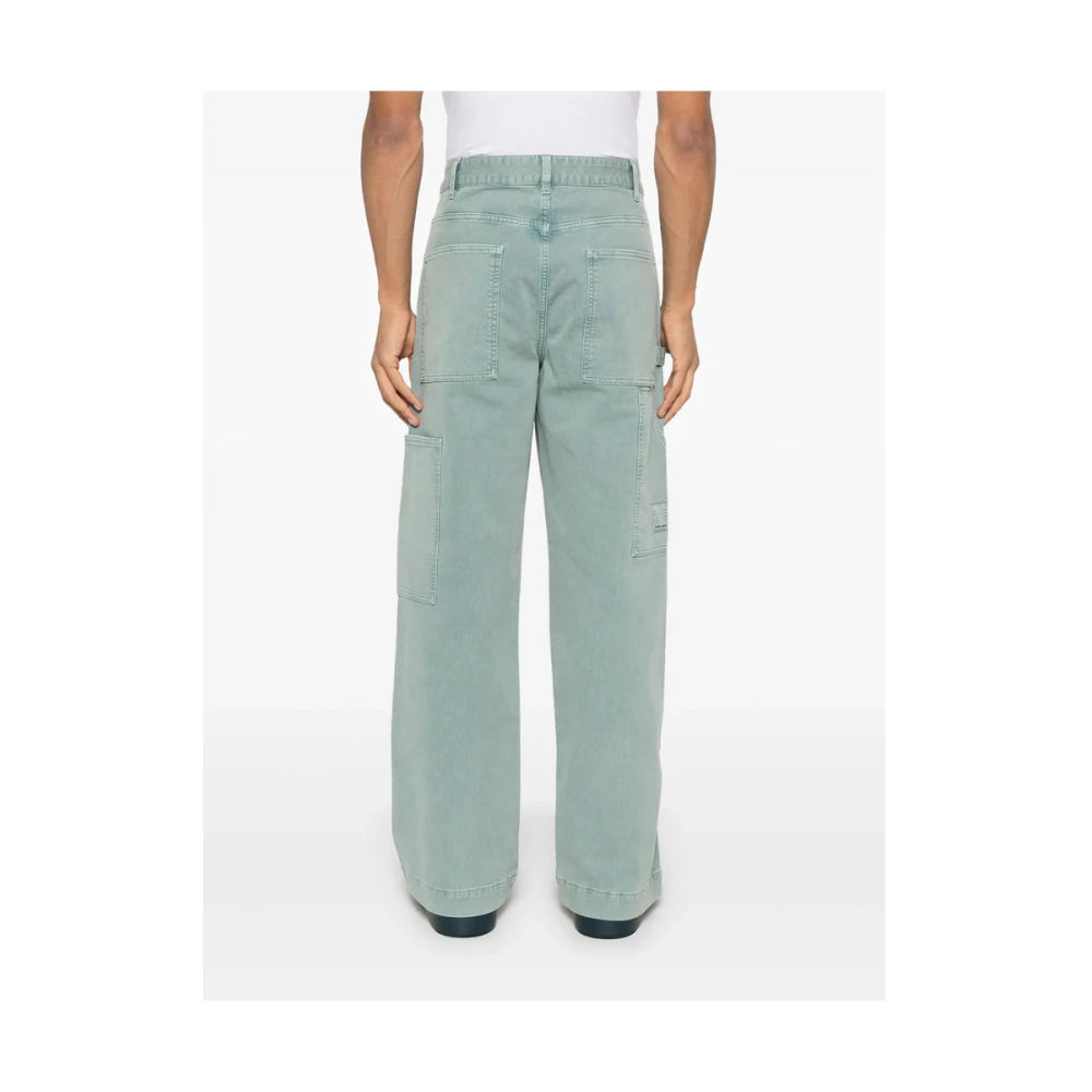 Emporio Armani Lichtgroene Jeans met Klassieke Stijl Green Heren