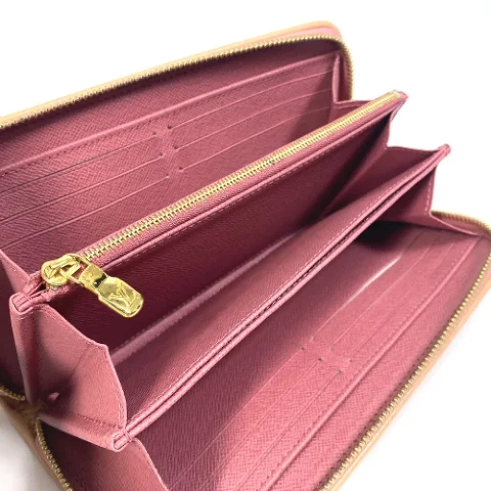 Louis Vuitton Vintage Pre-owned Denim wallets Pink Dames