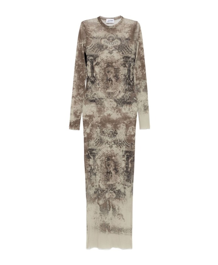robe-en-maille-multicolore-a-manches-longues-col-rond