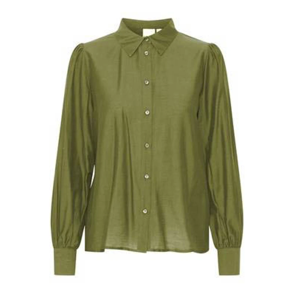 Ichi Mayfly Blouse Freewear Groen Green Dames