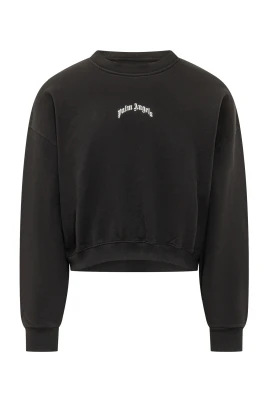Curved Logo Crop Crew