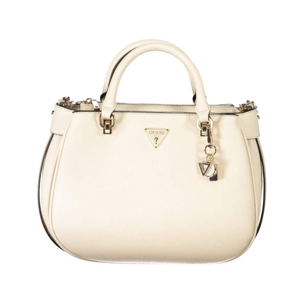 Guess Beige Handtas van Polyethyleen Materiaal Beige Dames