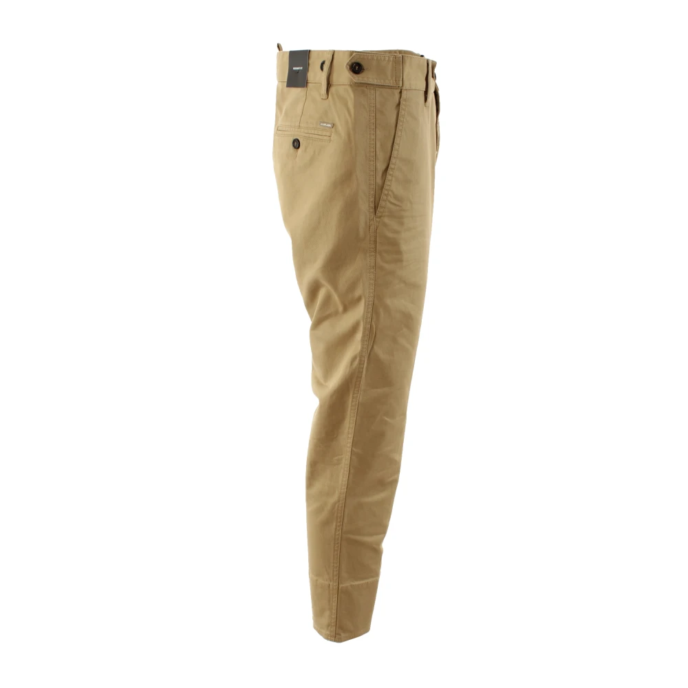 Dsquared2 Beige Herenbroek Hockney Fit Beige Heren