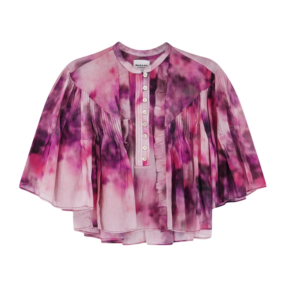 Marant Étoile Women's Multicolor Blouses, M, Crop Blouse